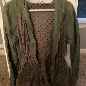 Bethany Mota Army Green Jacket